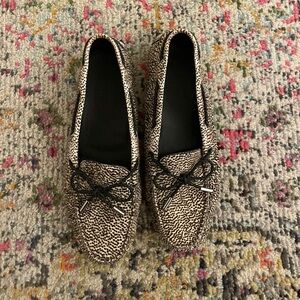 Tod’s Polka Dot Calf Pony Hair Loafers